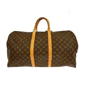 LOUIS VUITTON KEEPALL 55 TRAVEL HANDBAG MONOGRAM M41424 FL0051 RQ00092